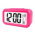 thumbnail image 1 of Smart Digital Alarm Clock with Date and Temperature Snooze Button on Top Battery Operated Rectangle Desk Clock with Night Light for Bedroom Kids Children Girls Boys, 1 of 8