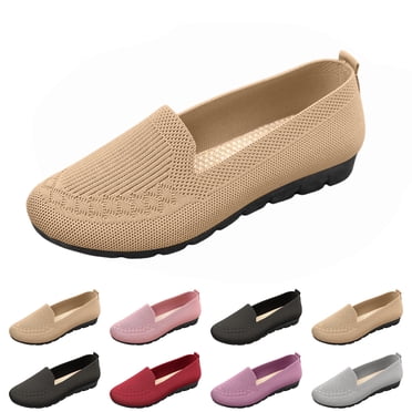 longantii Chaussures Orthopédiques Décontractées pour Femmes Soutien de la Voûte Plantaire à Enfiler Espadrilles Antidérapantes Maille Respirante Extensible Chaussures de Volleyball Confortables Nouvelles Chaussures en Mousse 2026 Kaki
