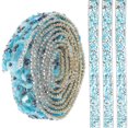 thumbnail image 2 of FRCOLOR clothes trim 1 Roll of Cuttable Costume Trim Multi-function Rhinestone Ribbon Decorative Craft Trim Clothes Supply,39.37"X0.79"X0.12", 2 of 5