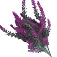 thumbnail image 2 of 1 Branch Lavender Flower Cloth Artificial Flowers Home Lavender artificial flowers Cloth Decorations Wedding Fake Simulation Flowers, 2 of 5
