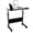 Noir, variante sur SOGES Bureau d'Ordinateur Portable Réglable et Mobile avec Fente Intégrée pour Lit et Sofa, Érable