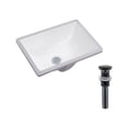 thumbnail image 1 of DROP Bath and Kitchen DR091200 Undermount Bathroom Sink Set, 1 of 3