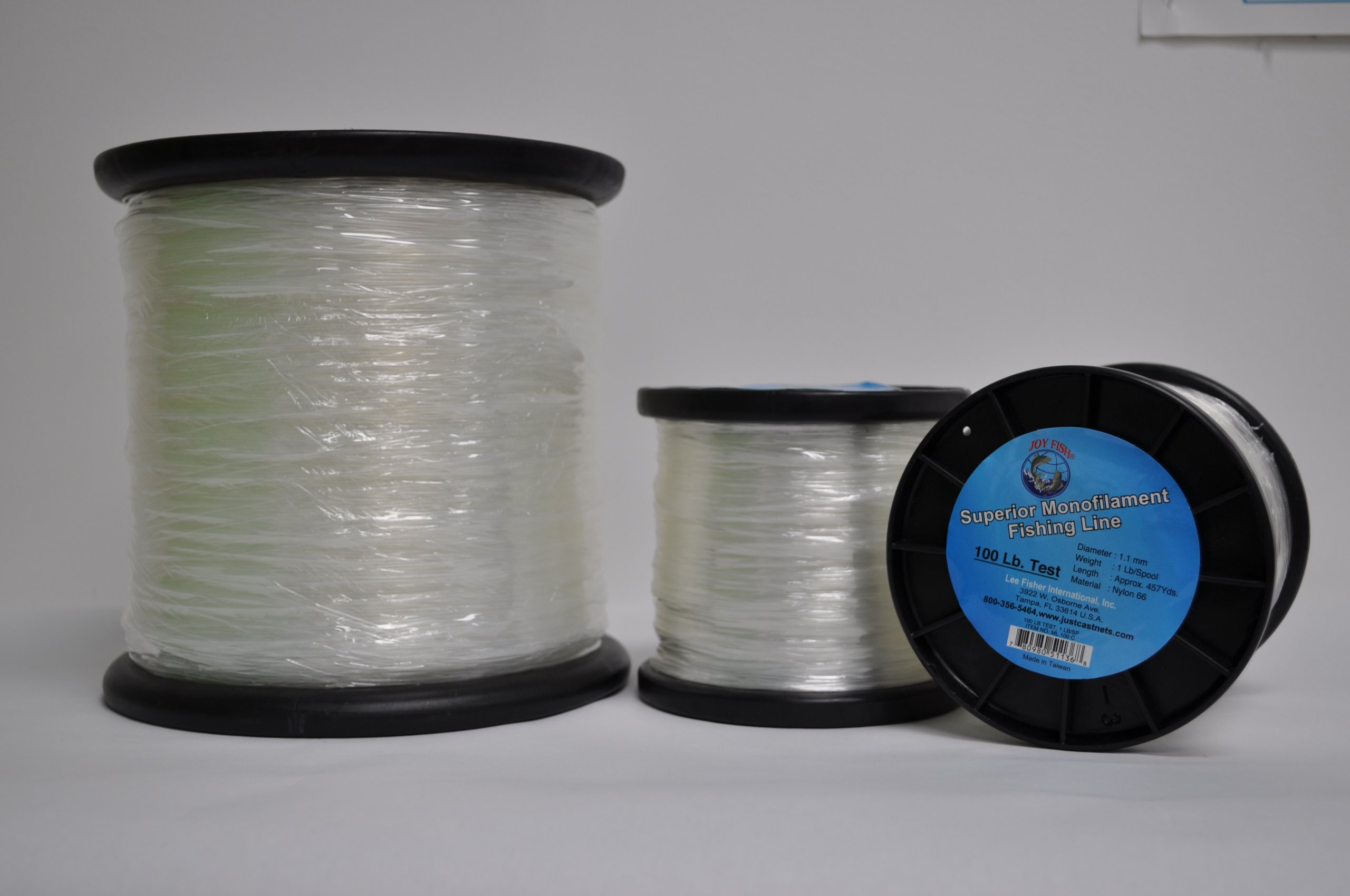 Joy Fish Ligne de Pêche monofilament 35 lb Test Bobine 1 lb