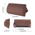 thumbnail image 4 of Maytalsory Coussin de Fauteuil Inclinable Coussin de Cou Réglable et Confortable : 35 15 6 cm Appui-Tête Cou Gris et Confortable, 4 of 6