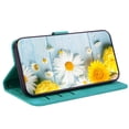 thumbnail image 3 of Compatible with Samsung Galaxy A02 Embossed Lily Wallet Case with Card Holder PU Leather Flip Cover, 3 of 5