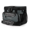 thumbnail image 2 of Titan by Arctic Zone  Zipperless Soft Cooler, 12 Can/8 Litre Capacity,  Basalt Grey, 2 of 8