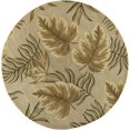 thumbnail image 1 of HomeRoots 350149 Tapis Rond en Laine de Sable 7 Pi. 6 Po., 1 of 2