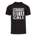 thumbnail image 1 of Mens Straight Outta Cali Short-Sleeve T-Shirt - Brown -Small, 1 of 1
