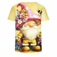 thumbnail image 5 of Hauts Décontractés Imprimés pour Femmes, T-Shirts à Manches Courtes avec Motif d'Abeille, Chemisiers à Col Rond pour Usage Quotidien, Jolis Hauts de Sortie Grande Taille Disponible, 5 of 5