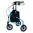 thumbnail image 1 of Lumex 609201B 3 Wheel Cruiser Lightweight Adjustable Rollator, Bondi Blue, 1 of 6