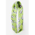thumbnail image 2 of Bimba Green Dots & Raccoon Animal Pure Silk Printed Head Bandanas Summer Neck Wrap Scarf 40 x 40 Inches, 2 of 6
