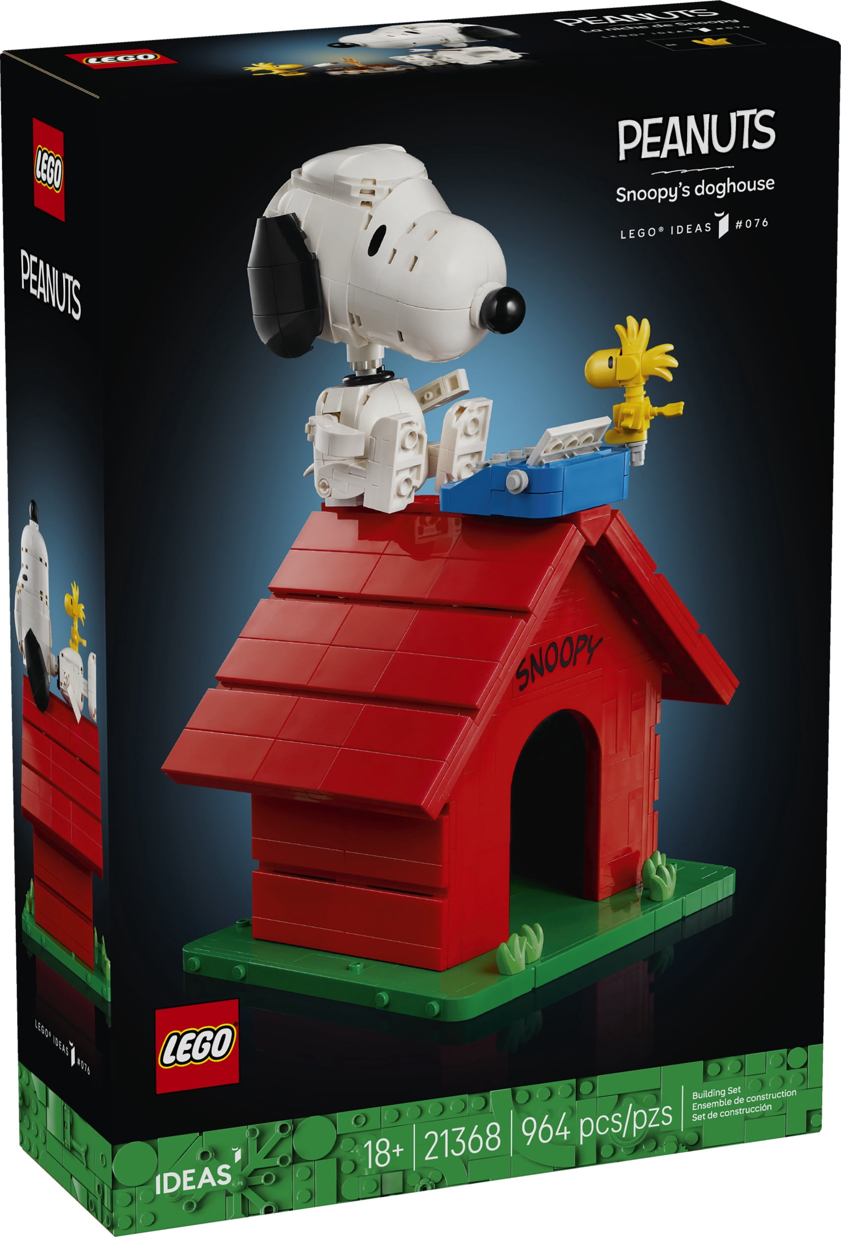 LEGO Ideas Peanuts : La niche de Snoopy, Ensemble 21368