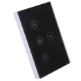 thumbnail image 3 of Touch Fan Switch, Smart WiFi  Fan Lamp Touch Switch, Tempered Glass Panel Wall Touch Switch Voice Control Compatible for  Home, 3 of 8