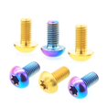 thumbnail image 4 of 6PCS TC4 Ti Alloy Disc Screws CNC T25 Disc Brake Torx Bolts 5x10mm, 4 of 8