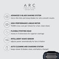 thumbnail image 2 of Panasonic Electric Razor for Men, Electric Shaver, ARC5 with Premium Automatic Cleaning and Charging Station, Wet Dry Shaver Men, Cordless Razor, with Pop-Up Trimmer ES-LV97-K, Black, 2 of 4