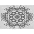 thumbnail image 1 of Ahgly Company Machine Washable Indoor Rectangle Transitional Platinum Gray Area Rugs, 5' x 8', 1 of 7