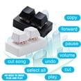 thumbnail image 4 of FurNest Miny Keyboard 2 Keys Programming Gaming Switch Rhythm Games ,, 4 of 7