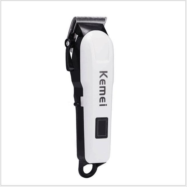 Kemei KM-809A Professional Digital Hair Trimmer Rechargeable Electric Haircut Machine LCD Display Hair Clipper Tool Sets selling