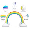 thumbnail image 4 of Patiojoy Inflatable Rainbow Sprinkler Outdoor Sprinkling Water Game Toy, 4 of 10