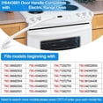 thumbnail image 4 of Oven Door Handle Replacement Compatible 316443601 Oven Door Handle with Screws, 4 of 7