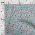 thumbnail image 2 of oneOone Rayon Dusty Blue Fabric Floral Sewing Craft Projects Fabric Prints By Yard 56 Inch Wide, 2 of 4