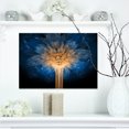 thumbnail image 1 of Fractal 3D Blue Dragon Flower - Abstract Canvas Art Print, 1 of 3