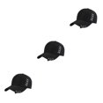 thumbnail image 2 of kurtrusly Casquette de Baseball Réglable Accessoire pour Vie Élégante Classique Noir 3Ensemble, 2 of 6