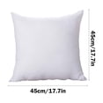 thumbnail image 3 of Dvkptbk Pillow Core Pillow Core Pillow Core Coussin Maison Hôtel Sofa Coton Insert Oreiller Literie, 3 of 6
