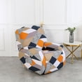 thumbnail image 1 of 4-Piece Furniture Protector Striped Plaid Reclining Case With Pockets  1 Seat   Recliner Furniture Cover With Elastic Bottom, 1 of 13