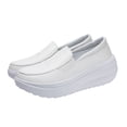 thumbnail image 2 of LSLJS Chaussures de Marche Légères et Souples à Bout Rond à Semelle Compensée Unies pour Femmes, Espadrilles Décontractées, Espadrilles pour Femmes, 2 of 5