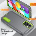 thumbnail image 3 of for Samsung Galaxy A15 Case, Samsung Galaxy A15 Phone Case with Built in Kickstand, Shockproof/Dustproof/Drop Proof Heavy Duty Military-Grade Rugged Protective Cover for Samsung Galaxy A15,Grey, 3 of 8