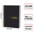 thumbnail image 3 of Notebook For Recording Under $10 Budget Planner Monthly Finance Organizer With Expense Notebook To Manage Your Effectively Undated Finance Planner/Account Book Start Anytimem A5(8.6x5.9 Inchs), 3 of 9
