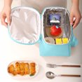 thumbnail image 4 of Chmadoxn Kitchen Storage & Organization, Closet Organizers and Storage, Meal Bag With Rice Insulation Bag Large Capacity Lunch Box Bag Water Proof Ice Bag Office Lunch Bag Bento Sack, 4 of 6