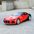 thumbnail image 2 of Modèle de Voiture de Sport en Alliage Atlantique 1:24 Véhicules Jouets en Métal Moulés sous Pression Modèle de Voiture Simulation Son Lumière Collection Cadeaux pour Enfants Blanc Sans Boîte, 2 of 5