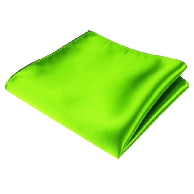 Men‘s Satin Solid Plain Color Handkerchief Hanky Pocket Square for Wedding Party