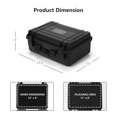 thumbnail image 4 of Costway 13.5-Inch  Multi-Purpose Hard Case Camera Carrying Box W/Customizable Foam IP66 Waterproof, 4 of 10