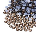 thumbnail image 1 of Uxcell Hotfix Rhinestones Flatback Crystal Glass Gems for Craft Clothes DIY Decoration Dark Yellow 4.8mm, 1 of 5
