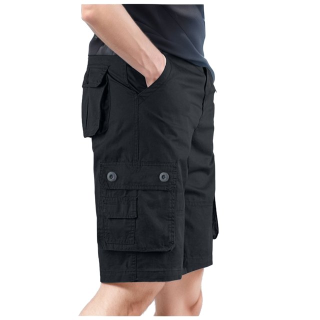 Solid Men's Color with for Men Pants Multi Pocket and Fashion Mens Cargo Pants with Pockets Summer Leisure Pants Overalls Work Clothes for Men Construction Men's Pants