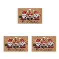 thumbnail image 1 of Maytalsory Soft And Comfortable Christmas Doormats Water Absorption For Easy To Clean Santa Claus 3Set, 1 of 6