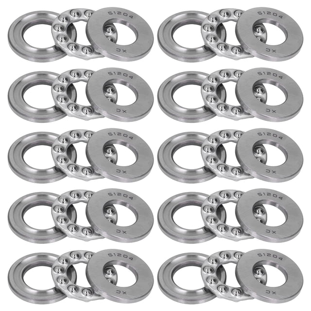 Roulement, Ensemble de Remplacement d'Accessoires de Butée à Billes 10 Pcs à Sens Unique pour Équipement, Roulements à Aiguilles