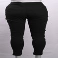 thumbnail image 3 of Women Pants High Waist Slim Pencil Skinny Tummy Control Solid Color Pants, 3 of 4