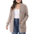 thumbnail image 2 of GRACE & GRANDEUR Women's Plus Size Long Sleeves Sweater Cardigan, 2 of 7