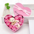 thumbnail image 4 of 10Pcs Soap Flower Bear with Box Girlfriend Birthday Wedding Valentine Day Gift, 4 of 8