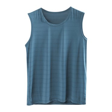 hotojiny Men's Workout Tank Tops Big and Tall Sleeveless Breathable Muscle Shirt Summer Lightweight Athletic Running Beach Tee