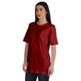 thumbnail image 4 of Inkmeso T-Shirt Basique en Coton à Col Rond pour Femmes Coupe Ample Décontracté Long Haut d'Entraînement, 4 of 8