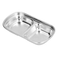 thumbnail image 2 of Sauce Dish, Divided Plate Practical Save Cabinet Space  For Children Camping Trips, Hiking For Family 2 Grids, 2 of 8
