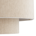 thumbnail image 2 of Bouclair Plafonnier Beige à Nervures Noir et Blanc, 2 of 5