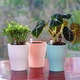 thumbnail image 4 of MesaSe Self Watering Planter 5.7inch Mini Flower Plant Pot With Water Level Indicator For Garden Home Decor, 4 of 10