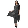 thumbnail image 1 of Moomaya Ensemble Kurti Kurta Pantalon pour Femmes Col Bateau Imprimé Robe 2 Pcs Tenue Ethnique, 1 of 6