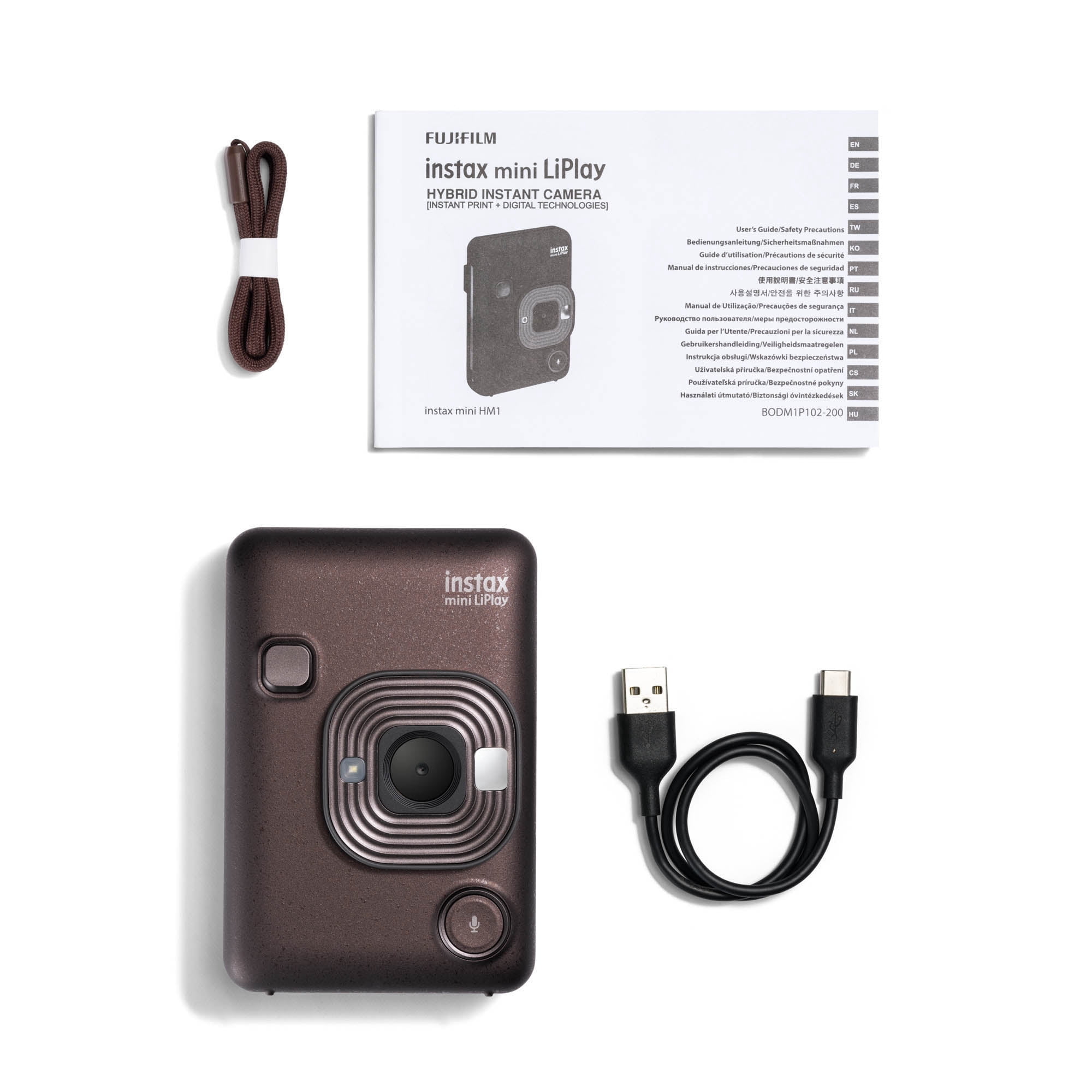 Appareil instantané hybride et imprimante pour téléphone intelligent FUJIFILM INSTAX MINI LiPlay - Blanc brumeux